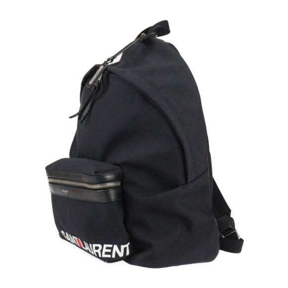 YVES SAINT LAURENT Black Leather Backpack - Picture 2 of 5